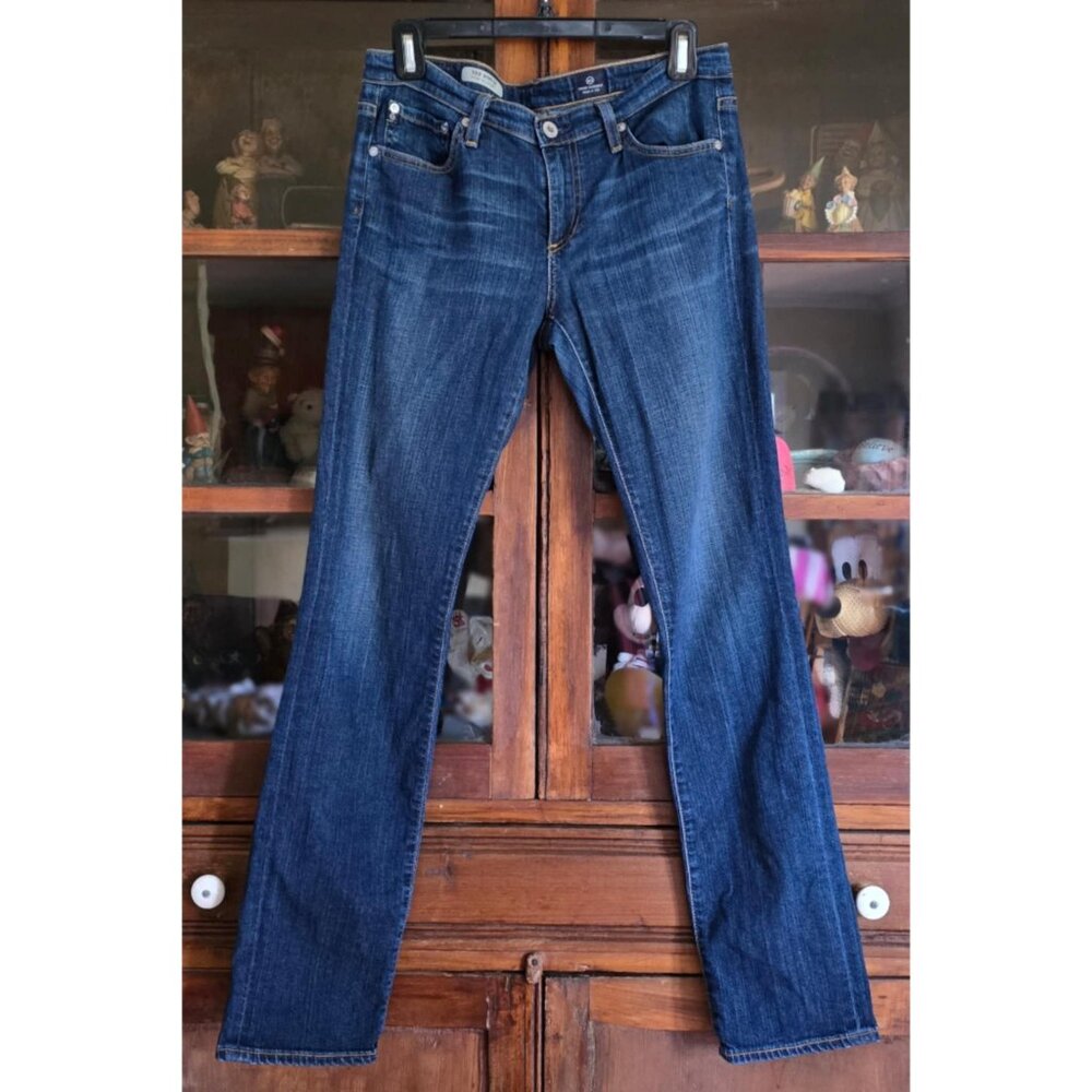 Anthropologie for AG The Stevie Slim Straight Denim Jean :: Sz 28 Reg